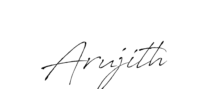 Use a signature maker to create a handwritten signature online. With this signature software, you can design (Antro_Vectra) your own signature for name Arujith. Arujith signature style 6 images and pictures png