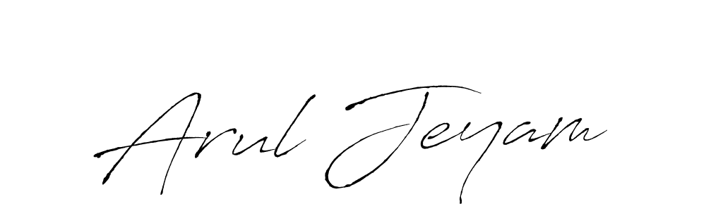 Create a beautiful signature design for name Arul Jeyam. With this signature (Antro_Vectra) fonts, you can make a handwritten signature for free. Arul Jeyam signature style 6 images and pictures png