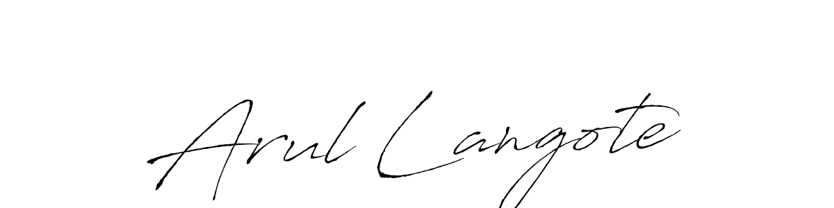 Here are the top 10 professional signature styles for the name Arul Langote. These are the best autograph styles you can use for your name. Arul Langote signature style 6 images and pictures png