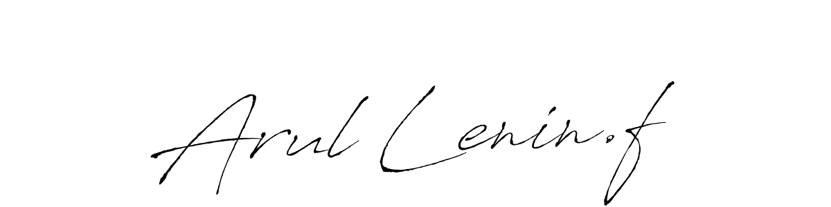 Make a beautiful signature design for name Arul Lenin.f. Use this online signature maker to create a handwritten signature for free. Arul Lenin.f signature style 6 images and pictures png