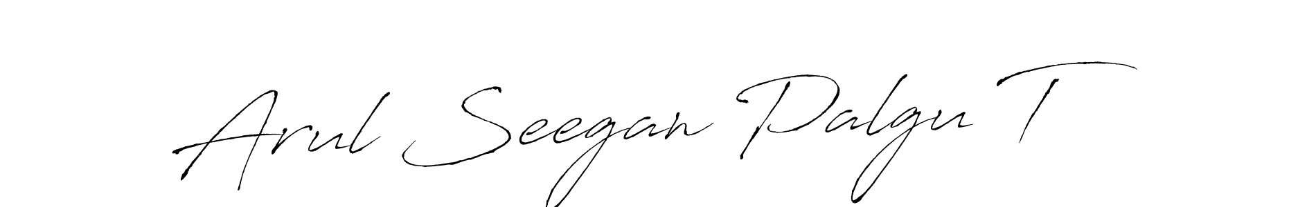 Use a signature maker to create a handwritten signature online. With this signature software, you can design (Antro_Vectra) your own signature for name Arul Seegan Palgu T. Arul Seegan Palgu T signature style 6 images and pictures png