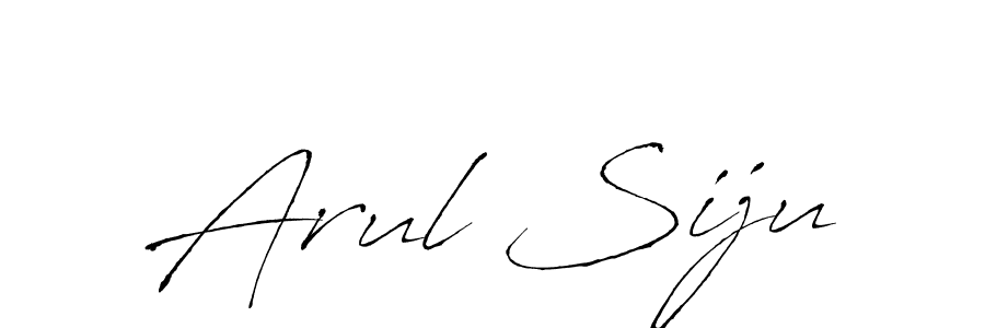 if you are searching for the best signature style for your name Arul Siju. so please give up your signature search. here we have designed multiple signature styles  using Antro_Vectra. Arul Siju signature style 6 images and pictures png