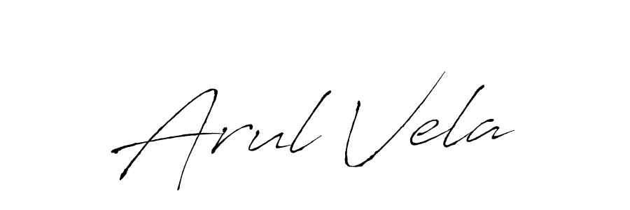 Arul Vela stylish signature style. Best Handwritten Sign (Antro_Vectra) for my name. Handwritten Signature Collection Ideas for my name Arul Vela. Arul Vela signature style 6 images and pictures png