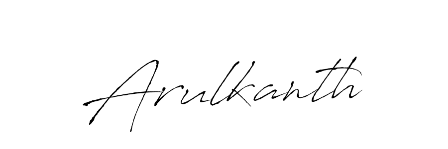 Use a signature maker to create a handwritten signature online. With this signature software, you can design (Antro_Vectra) your own signature for name Arulkanth. Arulkanth signature style 6 images and pictures png