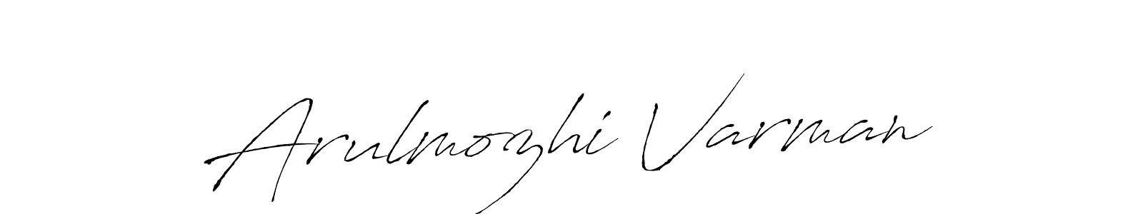 Make a beautiful signature design for name Arulmozhi Varman. With this signature (Antro_Vectra) style, you can create a handwritten signature for free. Arulmozhi Varman signature style 6 images and pictures png