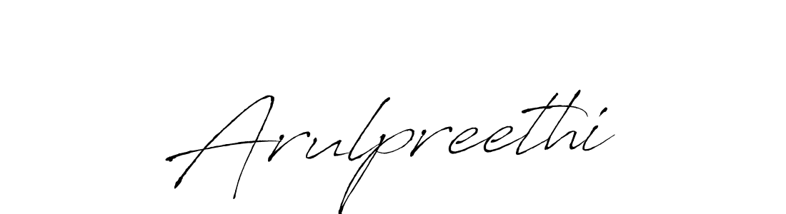 Also we have Arulpreethi name is the best signature style. Create professional handwritten signature collection using Antro_Vectra autograph style. Arulpreethi signature style 6 images and pictures png