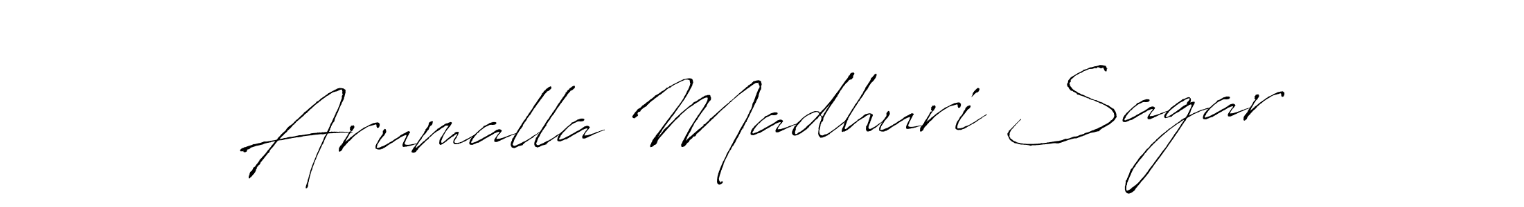 See photos of Arumalla Madhuri Sagar official signature by Spectra . Check more albums & portfolios. Read reviews & check more about Antro_Vectra font. Arumalla Madhuri Sagar signature style 6 images and pictures png