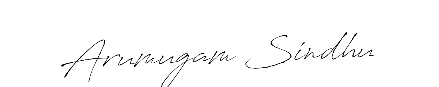 Also we have Arumugam Sindhu name is the best signature style. Create professional handwritten signature collection using Antro_Vectra autograph style. Arumugam Sindhu signature style 6 images and pictures png