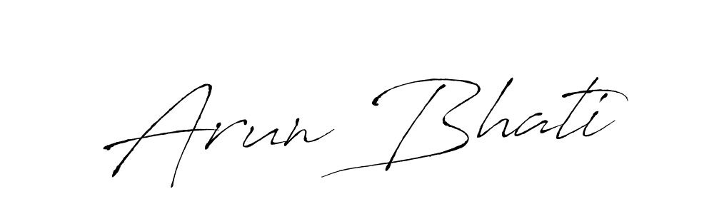 Once you've used our free online signature maker to create your best signature Antro_Vectra style, it's time to enjoy all of the benefits that Arun Bhati name signing documents. Arun Bhati signature style 6 images and pictures png