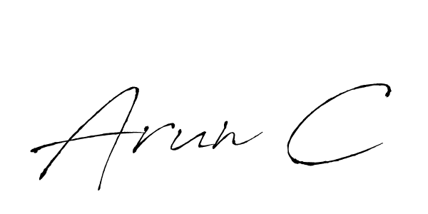 if you are searching for the best signature style for your name Arun C. so please give up your signature search. here we have designed multiple signature styles  using Antro_Vectra. Arun C signature style 6 images and pictures png