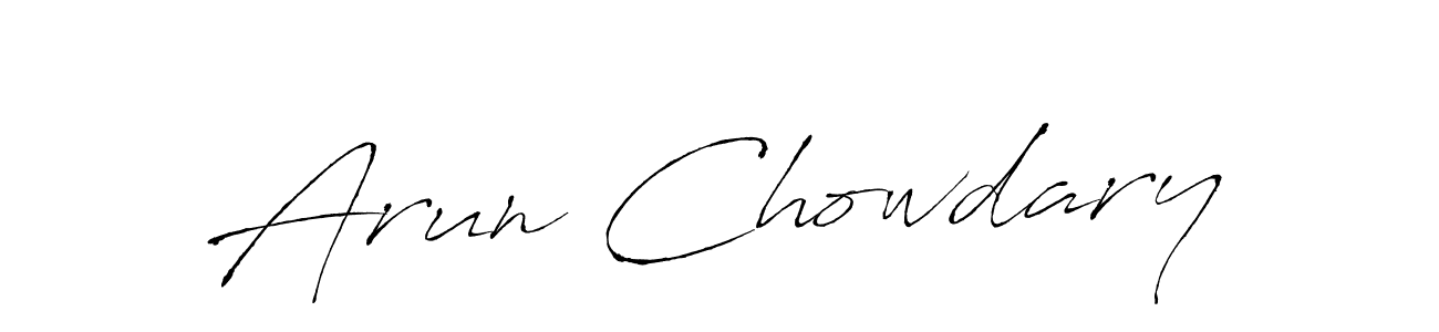 Once you've used our free online signature maker to create your best signature Antro_Vectra style, it's time to enjoy all of the benefits that Arun Chowdary name signing documents. Arun Chowdary signature style 6 images and pictures png