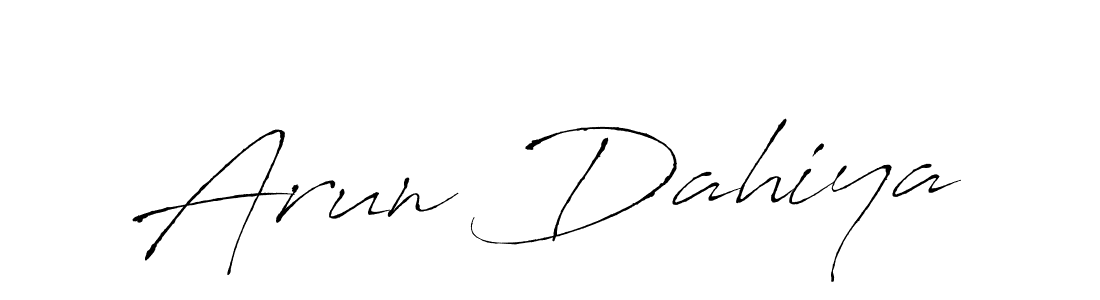 Also You can easily find your signature by using the search form. We will create Arun Dahiya name handwritten signature images for you free of cost using Antro_Vectra sign style. Arun Dahiya signature style 6 images and pictures png