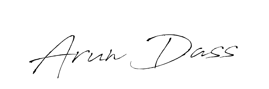 Make a beautiful signature design for name Arun Dass. With this signature (Antro_Vectra) style, you can create a handwritten signature for free. Arun Dass signature style 6 images and pictures png