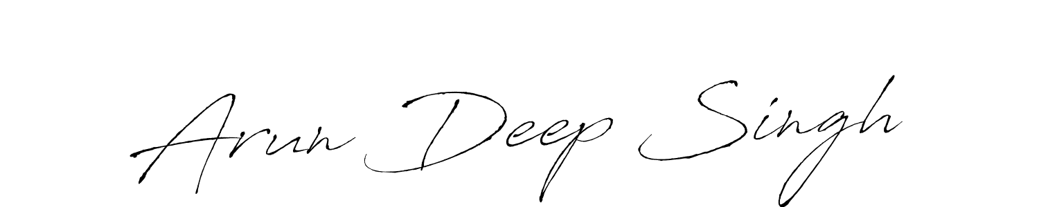 Make a beautiful signature design for name Arun Deep Singh. Use this online signature maker to create a handwritten signature for free. Arun Deep Singh signature style 6 images and pictures png