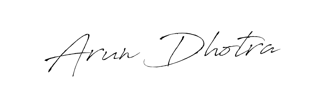 It looks lik you need a new signature style for name Arun Dhotra. Design unique handwritten (Antro_Vectra) signature with our free signature maker in just a few clicks. Arun Dhotra signature style 6 images and pictures png