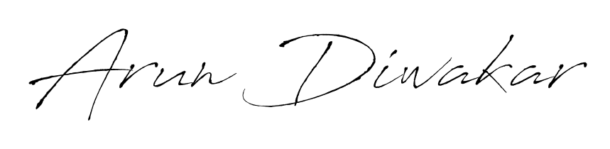 Stand out with a creative autograph for Arun Diwakar. The Antro_Vectra styling blends modern aesthetics with classic signature flourishes. Arun Diwakar signature style 6 images and pictures png