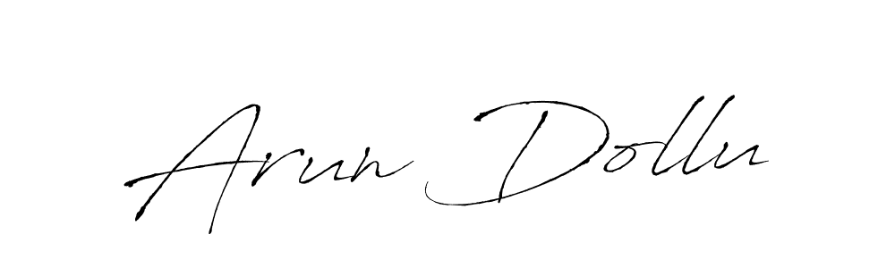 Make a short Arun Dollu signature style. Manage your documents anywhere anytime using Antro_Vectra. Create and add eSignatures, submit forms, share and send files easily. Arun Dollu signature style 6 images and pictures png