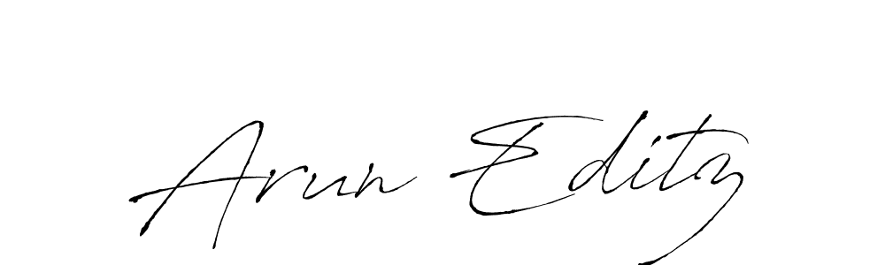 Make a beautiful signature design for name Arun Editz. Use this online signature maker to create a handwritten signature for free. Arun Editz signature style 6 images and pictures png