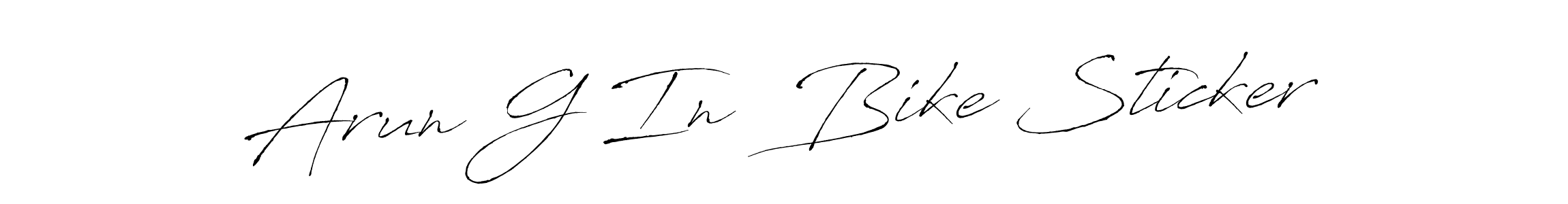 How to Draw Arun G In  Bike Sticker signature style? Antro_Vectra is a latest design signature styles for name Arun G In  Bike Sticker. Arun G In  Bike Sticker signature style 6 images and pictures png