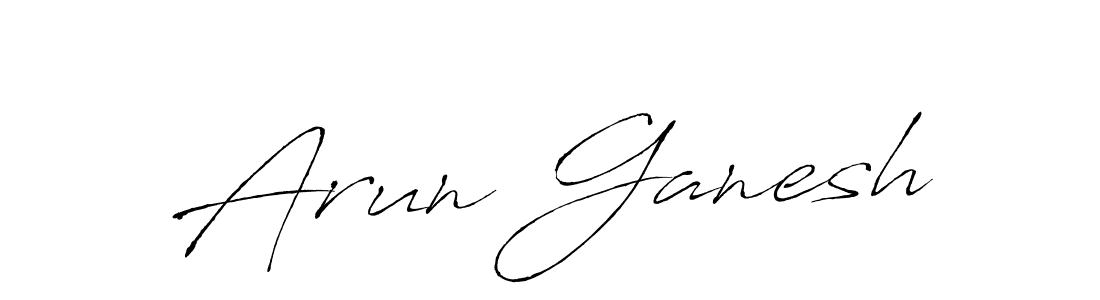How to make Arun Ganesh signature? Antro_Vectra is a professional autograph style. Create handwritten signature for Arun Ganesh name. Arun Ganesh signature style 6 images and pictures png