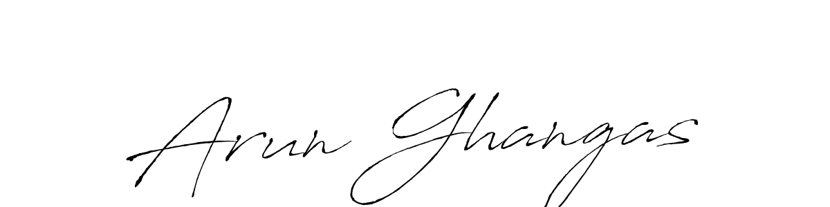 Antro_Vectra is a professional signature style that is perfect for those who want to add a touch of class to their signature. It is also a great choice for those who want to make their signature more unique. Get Arun Ghangas name to fancy signature for free. Arun Ghangas signature style 6 images and pictures png