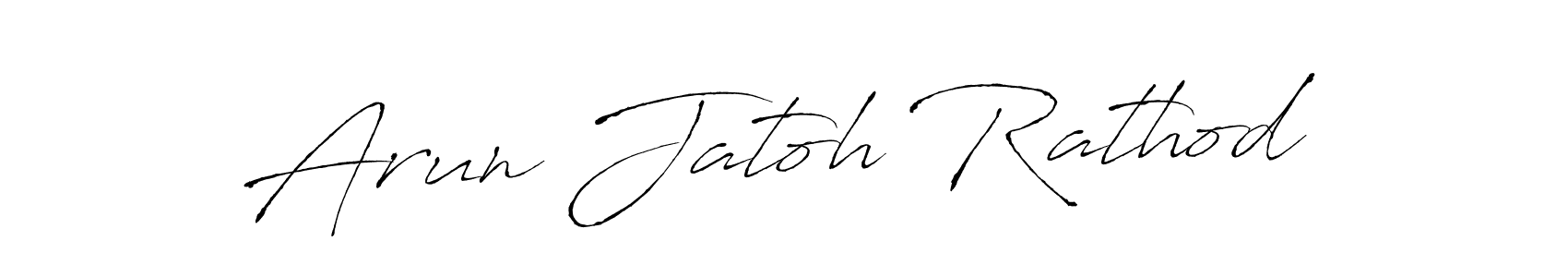 The best way (Antro_Vectra) to make a short signature is to pick only two or three words in your name. The name Arun Jatoh Rathod include a total of six letters. For converting this name. Arun Jatoh Rathod signature style 6 images and pictures png