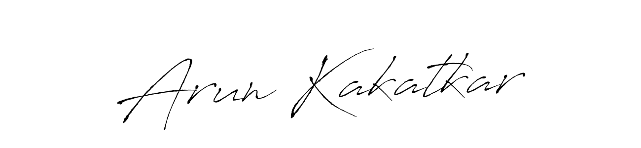 How to make Arun Kakatkar signature? Antro_Vectra is a professional autograph style. Create handwritten signature for Arun Kakatkar name. Arun Kakatkar signature style 6 images and pictures png