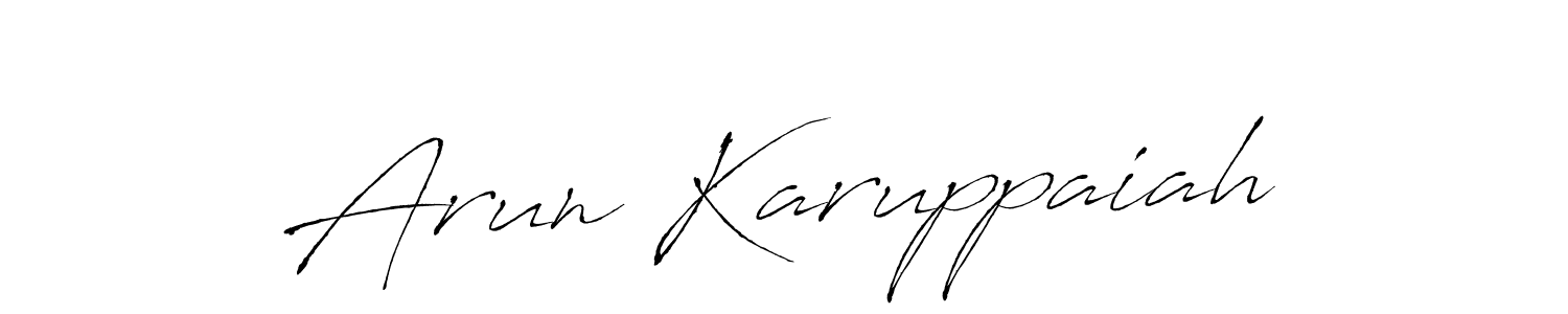 How to make Arun Karuppaiah signature? Antro_Vectra is a professional autograph style. Create handwritten signature for Arun Karuppaiah name. Arun Karuppaiah signature style 6 images and pictures png