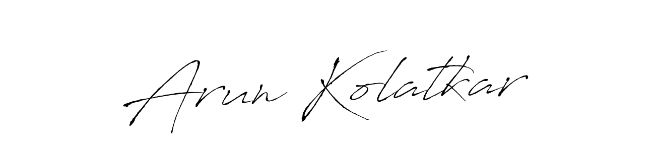 Arun Kolatkar stylish signature style. Best Handwritten Sign (Antro_Vectra) for my name. Handwritten Signature Collection Ideas for my name Arun Kolatkar. Arun Kolatkar signature style 6 images and pictures png