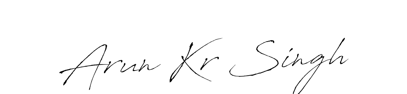 You can use this online signature creator to create a handwritten signature for the name Arun Kr Singh. This is the best online autograph maker. Arun Kr Singh signature style 6 images and pictures png