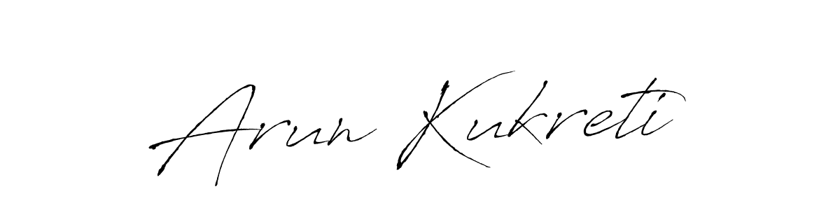 It looks lik you need a new signature style for name Arun Kukreti. Design unique handwritten (Antro_Vectra) signature with our free signature maker in just a few clicks. Arun Kukreti signature style 6 images and pictures png