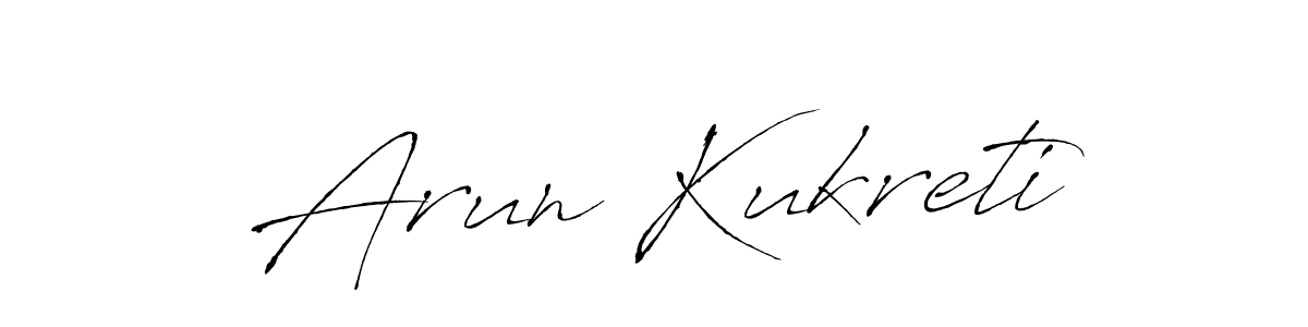 It looks lik you need a new signature style for name Arun Kukreti. Design unique handwritten (Antro_Vectra) signature with our free signature maker in just a few clicks. Arun Kukreti signature style 6 images and pictures png