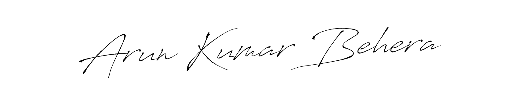 You should practise on your own different ways (Antro_Vectra) to write your name (Arun Kumar Behera) in signature. don't let someone else do it for you. Arun Kumar Behera signature style 6 images and pictures png