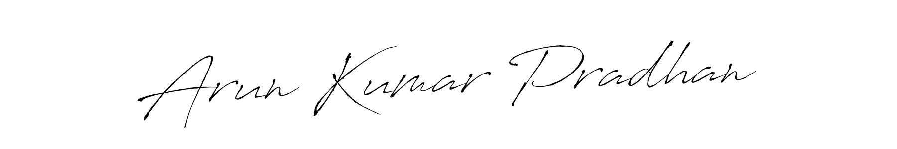 Arun Kumar Pradhan stylish signature style. Best Handwritten Sign (Antro_Vectra) for my name. Handwritten Signature Collection Ideas for my name Arun Kumar Pradhan. Arun Kumar Pradhan signature style 6 images and pictures png