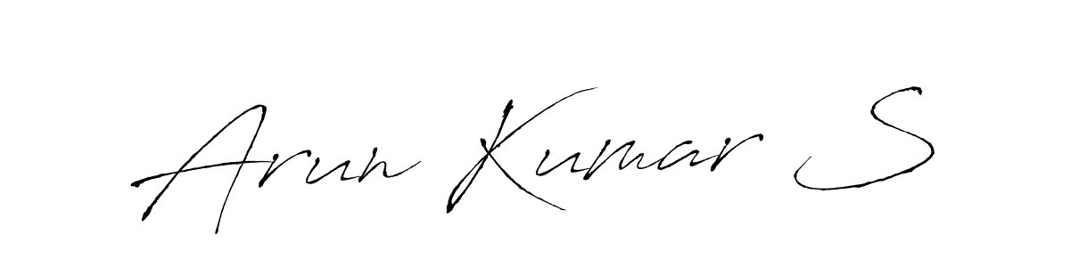 Arun Kumar S stylish signature style. Best Handwritten Sign (Antro_Vectra) for my name. Handwritten Signature Collection Ideas for my name Arun Kumar S. Arun Kumar S signature style 6 images and pictures png