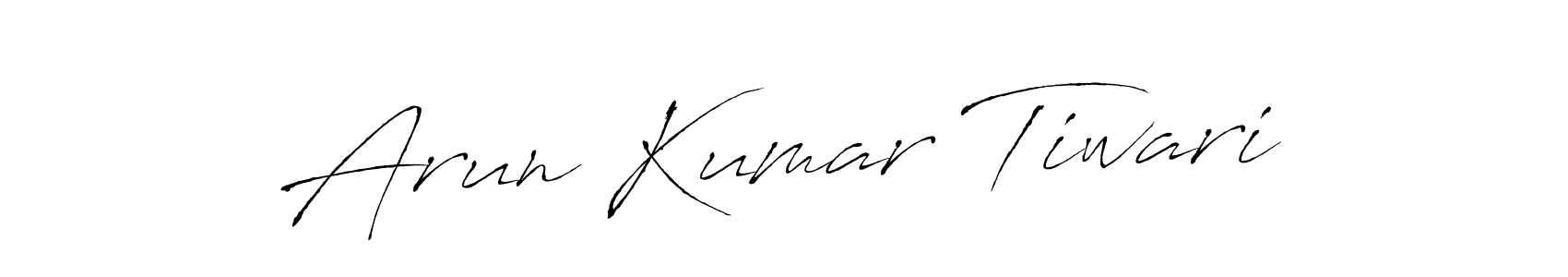 Use a signature maker to create a handwritten signature online. With this signature software, you can design (Antro_Vectra) your own signature for name Arun Kumar Tiwari. Arun Kumar Tiwari signature style 6 images and pictures png