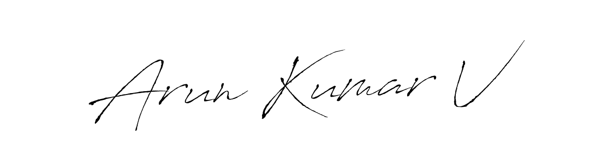 Here are the top 10 professional signature styles for the name Arun Kumar V. These are the best autograph styles you can use for your name. Arun Kumar V signature style 6 images and pictures png