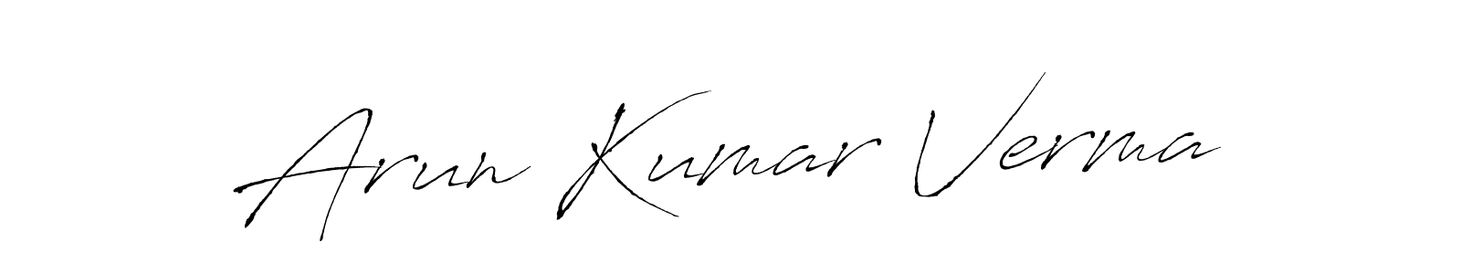 Once you've used our free online signature maker to create your best signature Antro_Vectra style, it's time to enjoy all of the benefits that Arun Kumar Verma name signing documents. Arun Kumar Verma signature style 6 images and pictures png