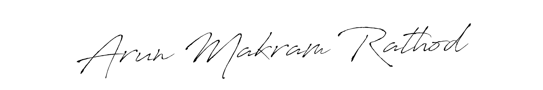 Make a short Arun Makram Rathod signature style. Manage your documents anywhere anytime using Antro_Vectra. Create and add eSignatures, submit forms, share and send files easily. Arun Makram Rathod signature style 6 images and pictures png