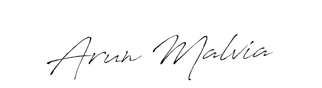 Create a beautiful signature design for name Arun Malvia. With this signature (Antro_Vectra) fonts, you can make a handwritten signature for free. Arun Malvia signature style 6 images and pictures png