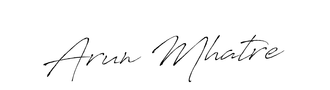 if you are searching for the best signature style for your name Arun Mhatre. so please give up your signature search. here we have designed multiple signature styles  using Antro_Vectra. Arun Mhatre signature style 6 images and pictures png