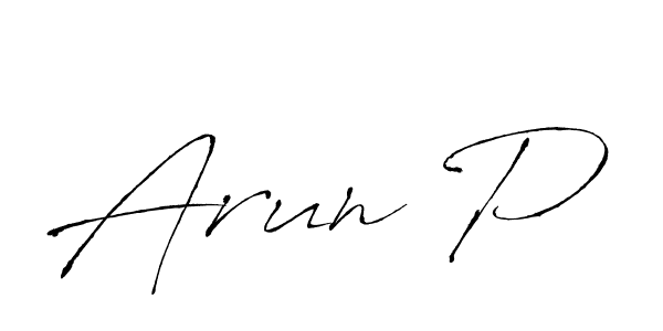 You should practise on your own different ways (Antro_Vectra) to write your name (Arun P) in signature. don't let someone else do it for you. Arun P signature style 6 images and pictures png