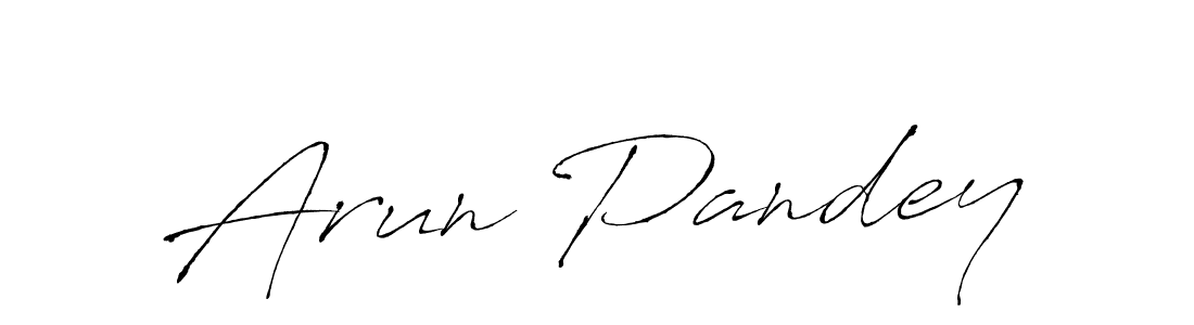 Arun Pandey stylish signature style. Best Handwritten Sign (Antro_Vectra) for my name. Handwritten Signature Collection Ideas for my name Arun Pandey. Arun Pandey signature style 6 images and pictures png