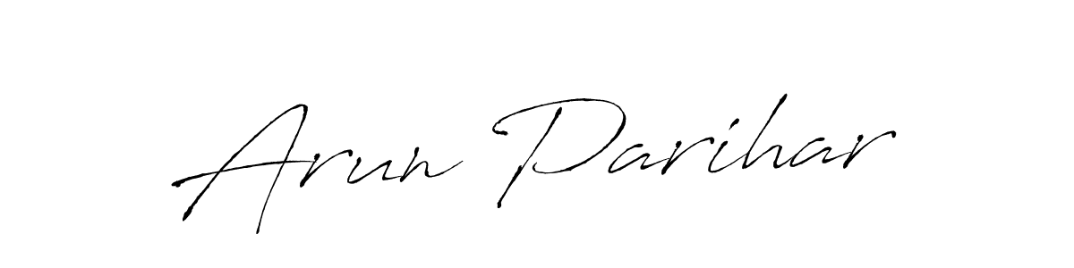 You can use this online signature creator to create a handwritten signature for the name Arun Parihar. This is the best online autograph maker. Arun Parihar signature style 6 images and pictures png