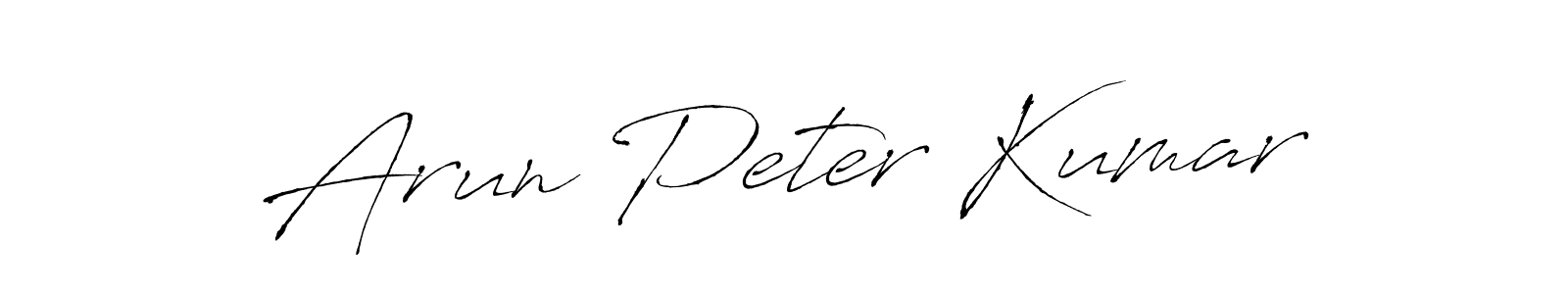 Also we have Arun Peter Kumar name is the best signature style. Create professional handwritten signature collection using Antro_Vectra autograph style. Arun Peter Kumar signature style 6 images and pictures png