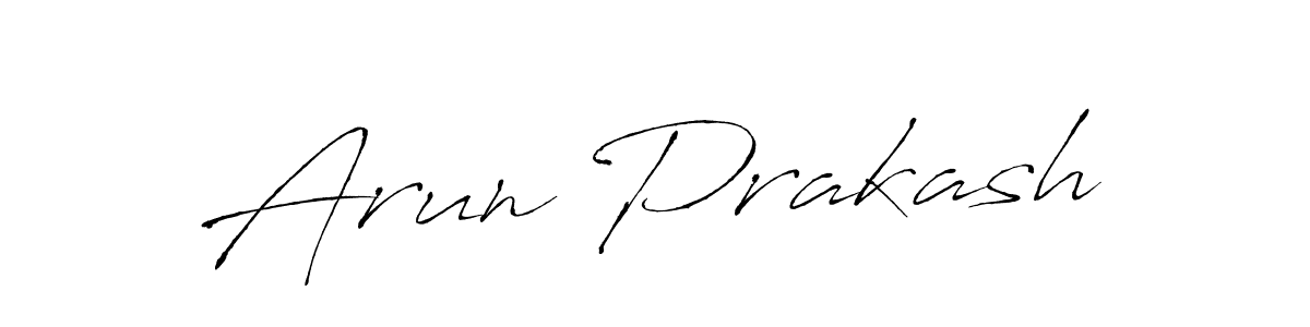 Also we have Arun Prakash name is the best signature style. Create professional handwritten signature collection using Antro_Vectra autograph style. Arun Prakash signature style 6 images and pictures png