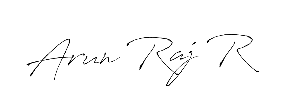 This is the best signature style for the Arun Raj R name. Also you like these signature font (Antro_Vectra). Mix name signature. Arun Raj R signature style 6 images and pictures png