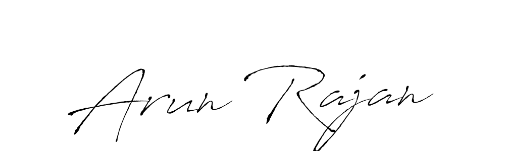 Use a signature maker to create a handwritten signature online. With this signature software, you can design (Antro_Vectra) your own signature for name Arun Rajan. Arun Rajan signature style 6 images and pictures png