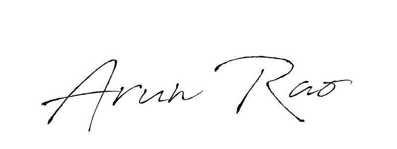 Arun Rao stylish signature style. Best Handwritten Sign (Antro_Vectra) for my name. Handwritten Signature Collection Ideas for my name Arun Rao. Arun Rao signature style 6 images and pictures png