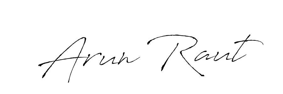 How to make Arun Raut signature? Antro_Vectra is a professional autograph style. Create handwritten signature for Arun Raut name. Arun Raut signature style 6 images and pictures png